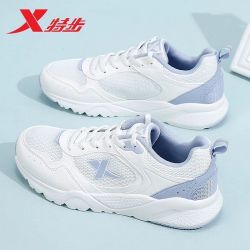 特步 运动鞋休闲鞋女夏季新款网面舒适透气缓震耐磨百搭鞋子