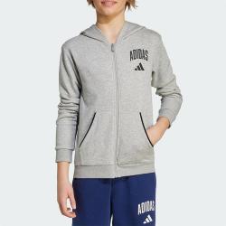 adidas 三叶草 儿童运动休闲连帽夹克外套