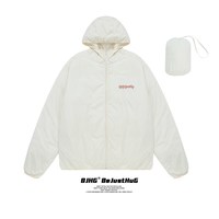 移动端：BJHG 不计后果美式连帽轻薄羽绒服男款冬季潮牌外套女