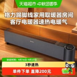 格力 踢脚线家用取暖器房间客厅电暖器速热电暖气