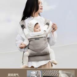 贝易 腰凳婴儿背带二合一宝宝轻便款四季多功能可拆卸背娃抱娃神器