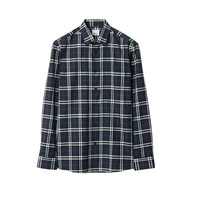 BURBERRY 自营Burberry博柏利男士格纹单排扣长袖衬衫 春季新款
