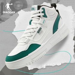乔丹 中国乔丹男鞋板鞋2025秋季新款空军一号运动鞋耐磨皮面时尚滑板鞋