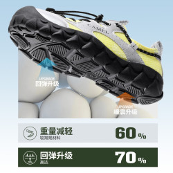 骆驼 中大童徒步鞋登山鞋防滑防撞户外休闲鞋