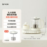 ankale 养生壶办公室小型烧水壶保温玻璃迷你养生杯多功能煮花茶壶