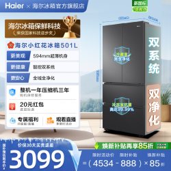 海尔 BCD-501WGHFDCDS9U1 法式多门风冷无霜电冰箱