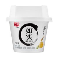 光明 如实蜂蜜味低温酸奶 纯净配方135g*12 健康发酵乳 0蔗糖