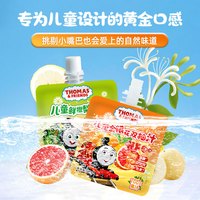托马斯和朋友 小火车（THOMAS & FRIENDS）托马斯小火车儿童鲜橙梨膏汁100g袋装儿童NFC果汁饮料开袋即食