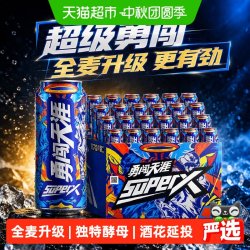 雪花 BEER/雪花 SNOWBEER 大规格实惠装 啤酒  勇闯天涯 500mL 24罐 听装 500ml