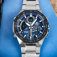 CASIO 手表男新款彩色八角农家橡树蓝牙太阳能腕表ECB-950MP-1A