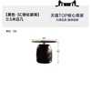 帕沙曼 中古风实木茶几客厅家用圆形茶几桌小户型沙发边几