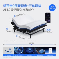 MLILY 三体智能床电动床多功能可调节升降情侣双人床