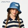 NAUTICA 童装牛仔渔夫帽男童女童帽子春夏季儿童遮阳帽子