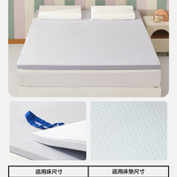 水星家纺 记忆棉慢回弹床垫学生A类抑菌可拆洗床褥垫宿舍租房垫子