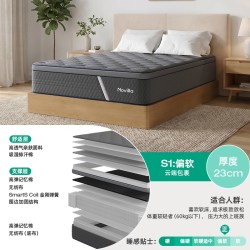 弹簧床垫护脊家用席梦思软硬适中记忆棉乳胶床垫23cmS系列