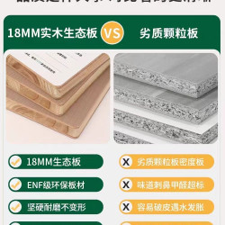 简约现代实木电视柜茶几组合胡桃色客厅胡桃色家用户型落地柜圆角