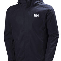 HELLY HANSEN 男士Dubliner防水防风透气软壳雨衣夹克外套可收纳帽