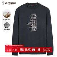 才子 男士绵羊毛混纺针织衫 多色可选