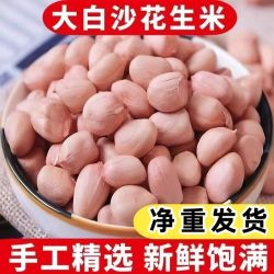 盛泰壹斗粮 2斤新货大颗粒白沙花生米农家自产新鲜花生无壳精选圆粒花生米