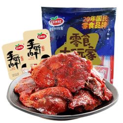 口水娃 鸭腿肉干手撕肉干香嫩麻辣乡巴佬零食品小吃多规格