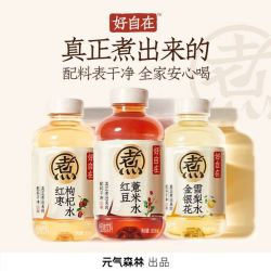 元气森林 好自在 4口味 500ml*12瓶/箱 (红豆4/红枣4/金银花4)