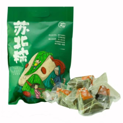 马大姐 水晶经典苏北粽140g蜜枣粽五个装/蛋黄肉粽六个装