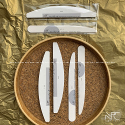 NPCREW超薄打磨搓条进口水洗不掉砂双面修形海绵挫砂条美甲工具