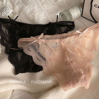 蕾丝女士内裤低腰棉裆少女甜美诱惑性感纯欲三角裤头