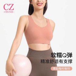 运动专业内衣美背瑜伽服背心女舒适裸感健身文胸