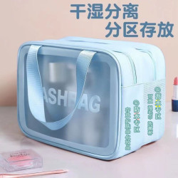 艾斯汀娜 大容量化妆包女便携化妆品收纳袋2023新款防水外出旅行洗漱包