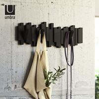 UMBRA/犹伯瑞琴键式挂衣架创意挂衣架衣帽架门口装饰挂衣钩免打孔
