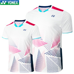 YONEX 新品YONEX尤尼克斯羽毛球服男女短袖速干运动服文化衫110391BCR
