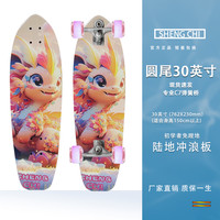 晟驰 免蹬地陆地冲浪板青少年儿童少年练习四轮板转弯转向桥基础练习