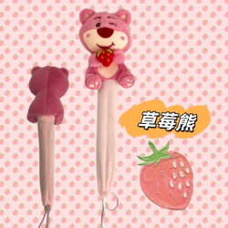 羽毛球柄套拍套球拍手柄保护套史迪仔蓝胖子美乐蒂拍套粉色拍柄