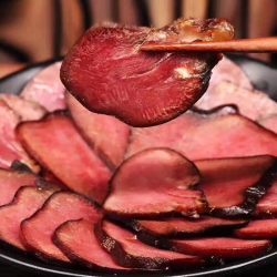 达人专属四川柴火烟熏猪舌四川特产农家美食腊肉腊味腌腊咸猪舌头
