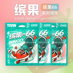 泰昂 川崎缤果BN66羽毛球线高弹耐打耐磨专业进攻控球多色羽线