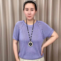 织「丁香花」百分之百天丝线 一两（50克)，华夫人毛线编织屋