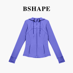 黑 蓝 紫&3561 普拉提健身服晨跑运动服女修身显瘦外套