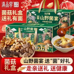 滇品客 年货大礼盒云南山珍菌菇土特产干货送礼羊肚菌菇送长辈礼品