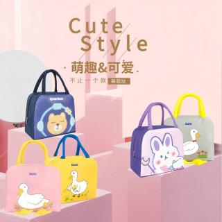 卡通午餐防水便携便当包宝宝简约风儿童小学生上班族
