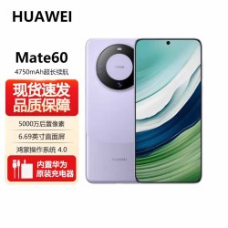 华为 Mate 60 手机 12GB+256GB 南糯紫