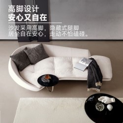 言逸家 |Boe意式极简贵妃椅别墅客厅贵妃躺椅卧室美人榻布艺沙发塌