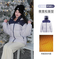 骆驼 黄山联名骆驼羽绒服加厚外套白鸭绒带帽户外登山服徒步男女面包服