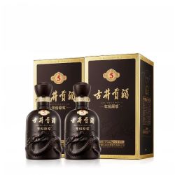 古井贡酒 年份原浆 古5 浓香型50度500ml*2瓶