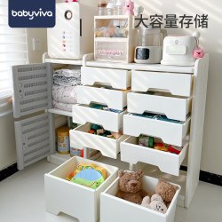 babyviva 婴儿喂养台收纳柜宝宝儿童五斗柜小立柜客厅卧室靠墙置物储物衣柜