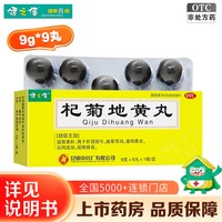 健之佳 杞菊地黄丸9g*9丸滋肾养肝眩晕耳鸣迎风流泪视物昏花畏光