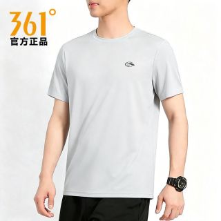 361° 运动t恤男2026夏季新款轻薄速干上衣男士跑步服透气弹力短袖