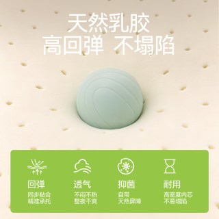 国家补贴、88VIP：金橡树 天然乳胶床垫榻榻米租房改善0胶水软垫学生宿舍薄垫子云端