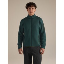 ARC'TERYX 自营欧洲直邮Arcteryx始祖鸟 Covert男士墨绿色聚酯纤维抓绒开衫