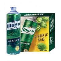 百亿补贴：乌苏啤酒 乌苏酒花精酿啤酒1L*6罐整箱 乌苏啤酒新疆酒花精酿 包装随机发